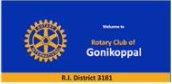 Client Rotary Club Gonikoppal logo